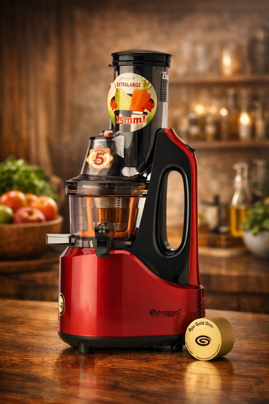 Estrattore di Succo a Freddo LifeEnergy PRO Siqur Salute – Made in Italy