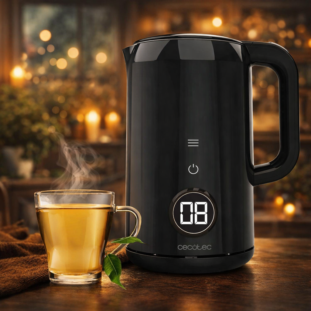 Bollitore Cecotec ThermoSense 600 Touch Neo 1,7 L Nero – 2200W