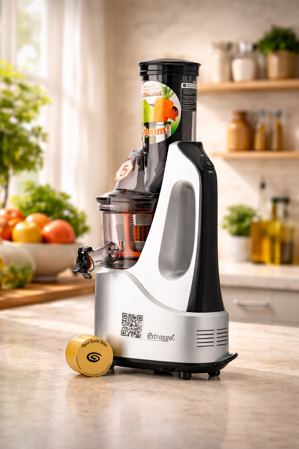 Estrattore di Succo a Freddo LifeEnergy PRO Siqur Salute – Made in Italy