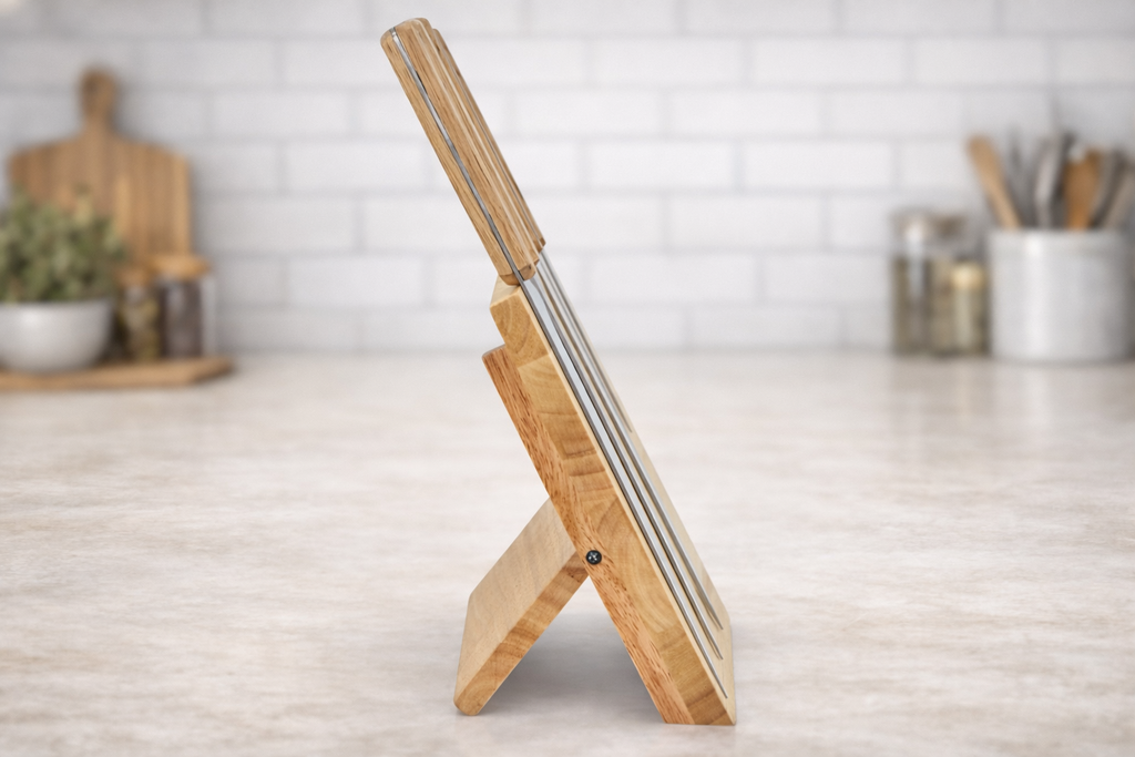 Set Coltelli Livoo in Acciaio Inox – 5 Pezzi con Supporto Magnetico