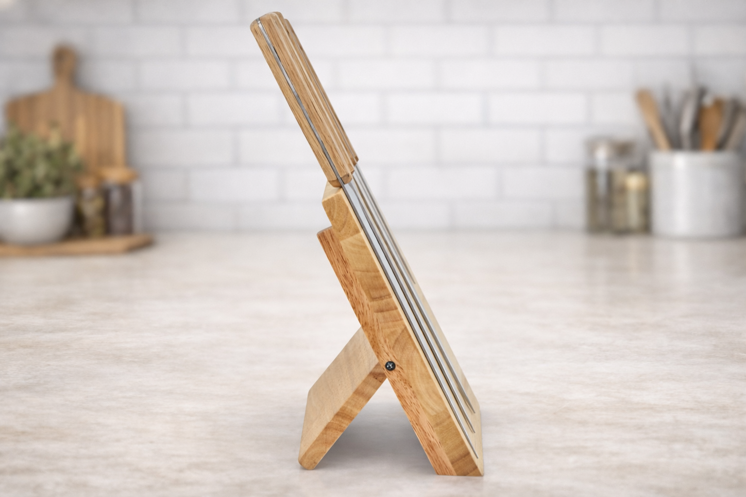 Set Coltelli Livoo in Acciaio Inox – 5 Pezzi con Supporto Magnetico