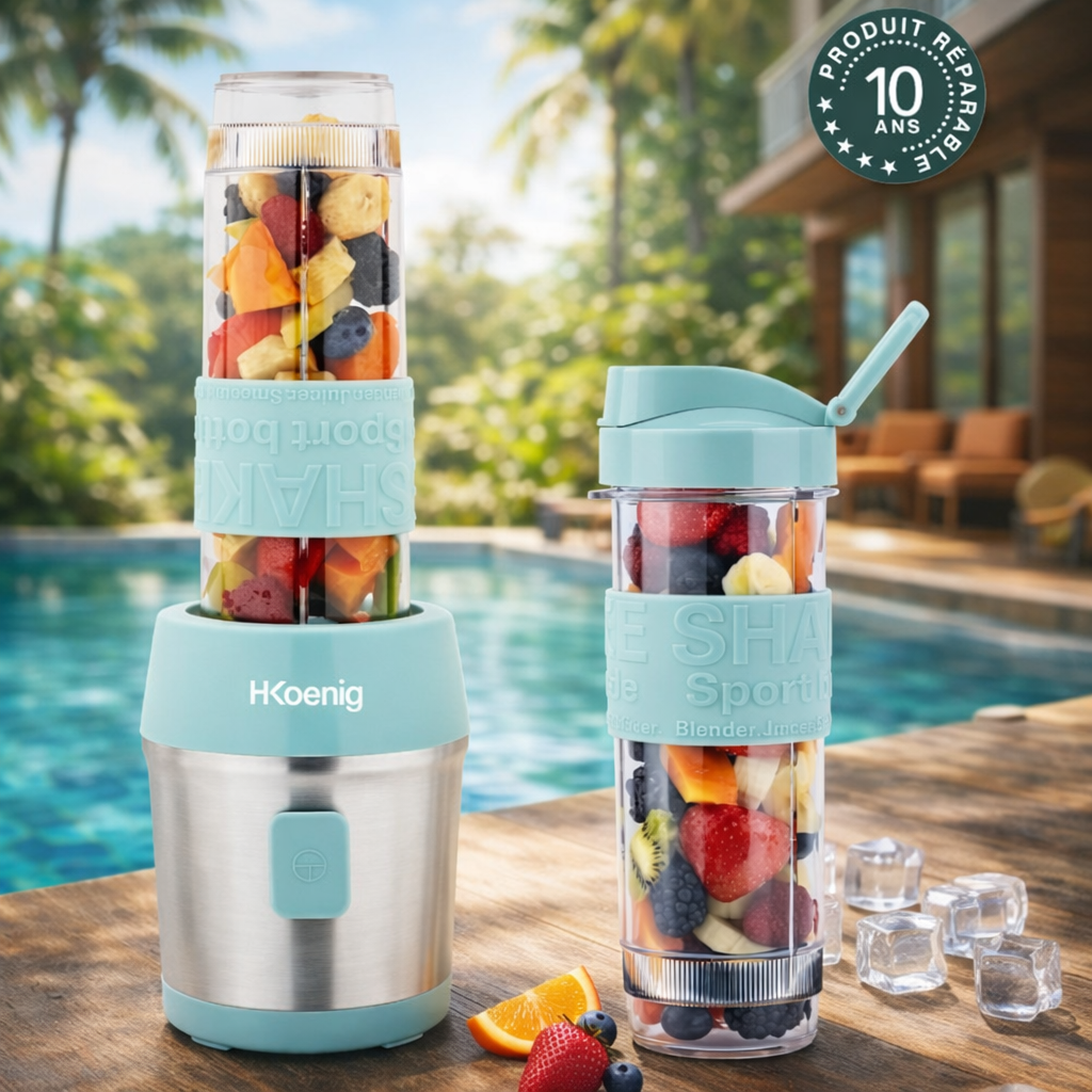 Cup Blender H.Koenig – Frullatore Portatile Compatto